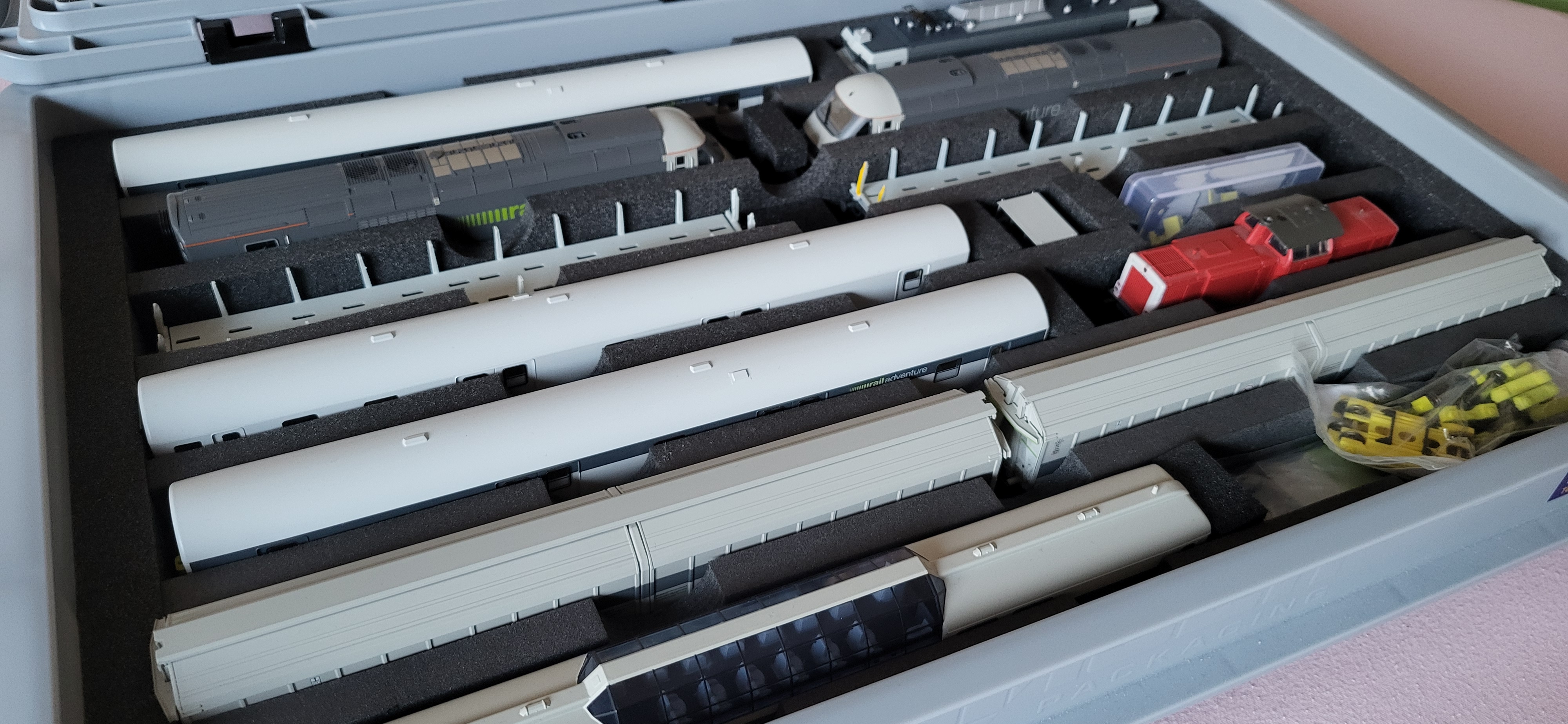 RailAdventure Fleet Fitted with Hornby Buckeye Couplers